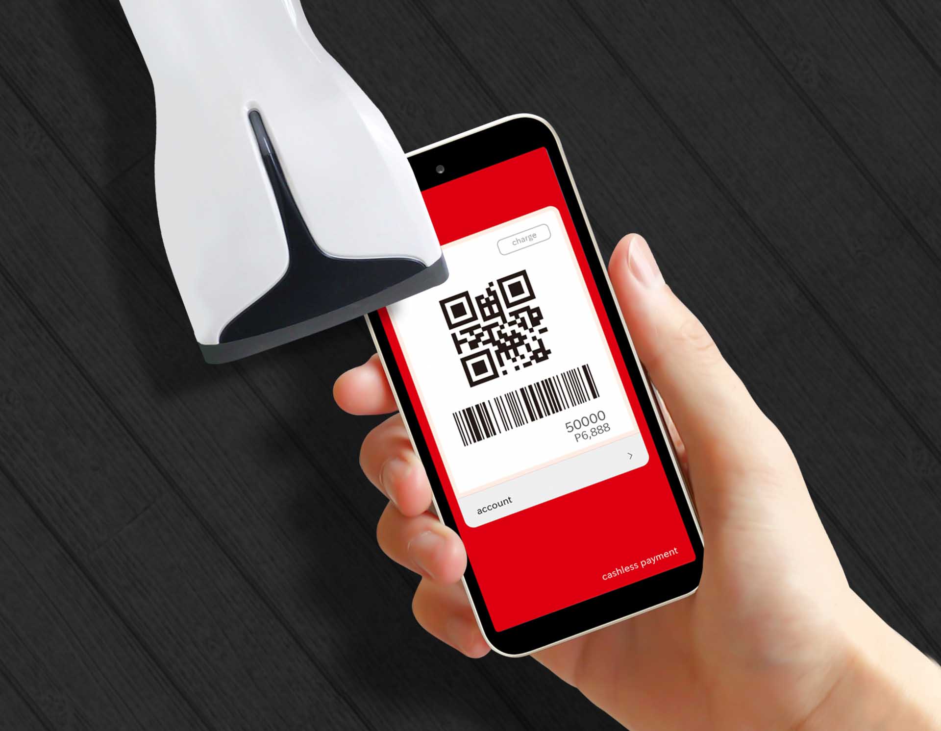 cashless payment system QR code