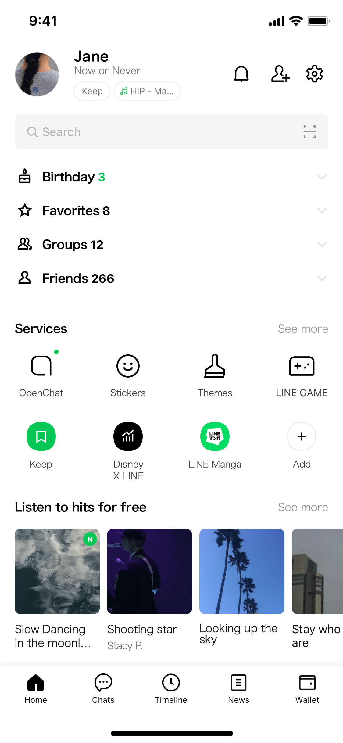 LINE screenshot EN - Home@3x