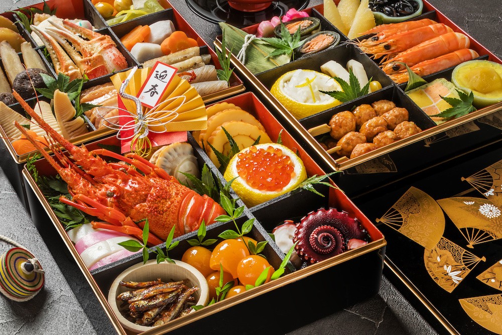 Osechi ryori - traditional new year food in Japan.