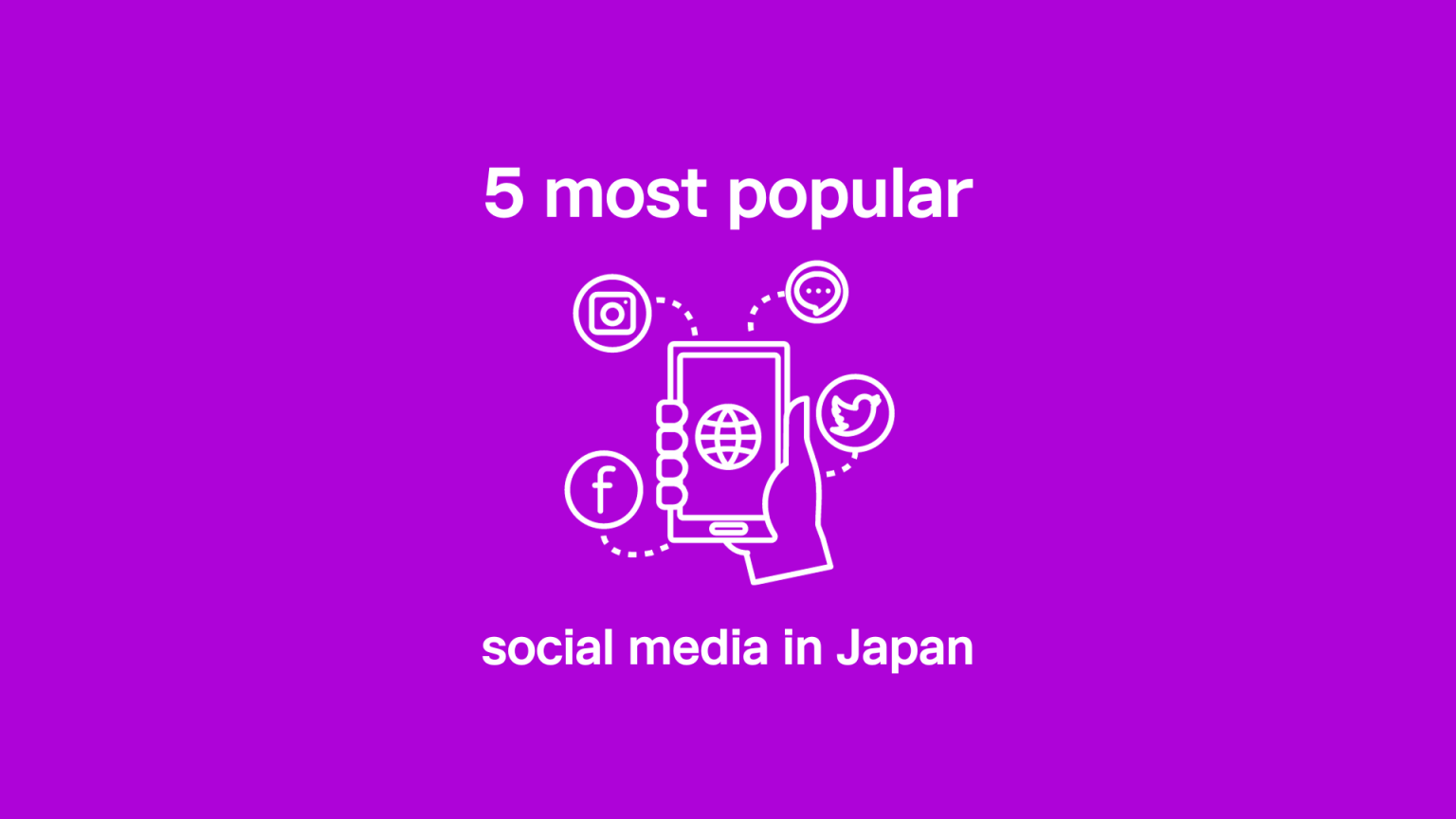 Social Media in Japan 2023 everything you need to know