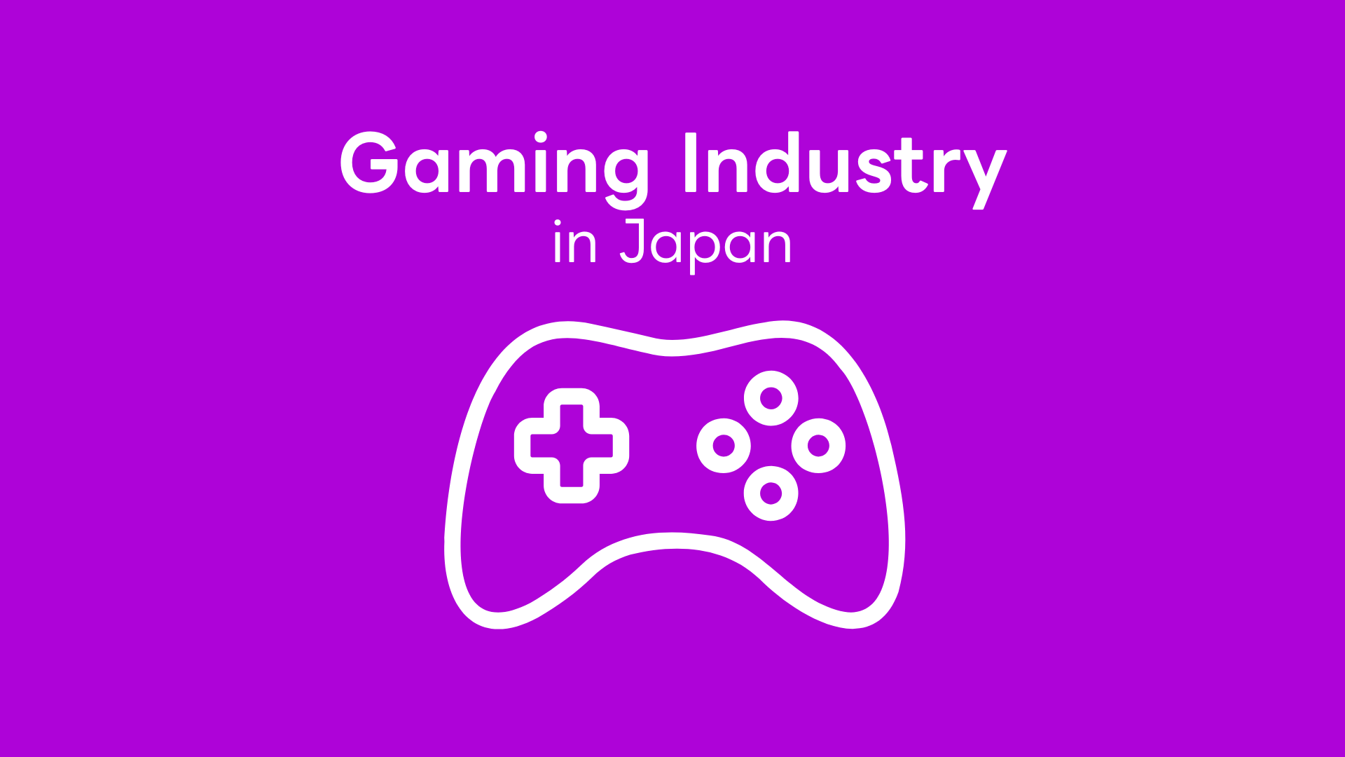 Gaming industry theme in Japan