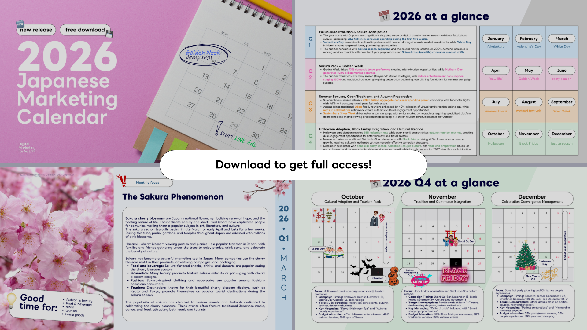 2026 Japanese Marketing Calendar
